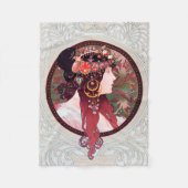 Alphonse Mucha Fleece Deken (Voorkant)