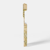 Alphonse Mucha Floral Pattern Art iPhone Hoesje (Linkerkant)