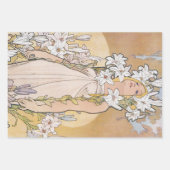Alphonse Mucha, Flowers Inpakpapier Vel (Voorkant 3)