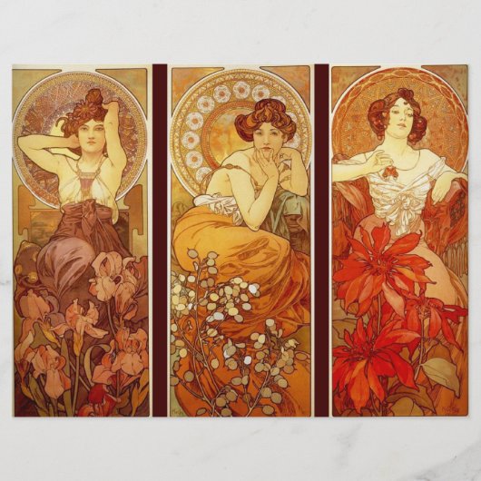 Alphonse Mucha Flyer (Voorkant)