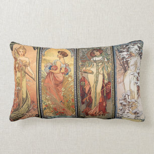 Alphonse Mucha Four Seasons Cushions Kussen