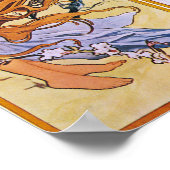 Alphonse Mucha Four Seasons Poster (Hoek)