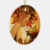 Alphonse Mucha Fruit Ornament (Rechts)