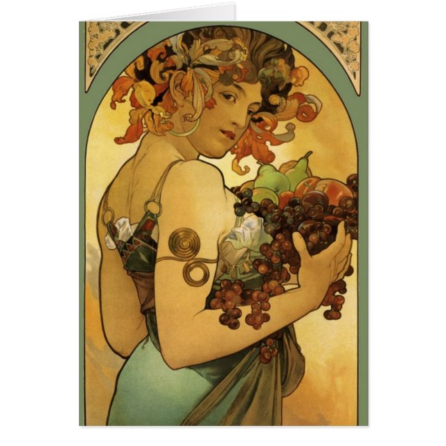 Alphonse Mucha Fruit Painting (Voorkant)