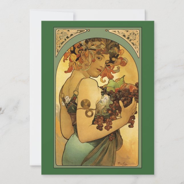 Alphonse Mucha Fruit Painting (Voorkant)