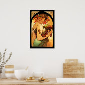 Alphonse Mucha Fruit Poster (Cuisine)