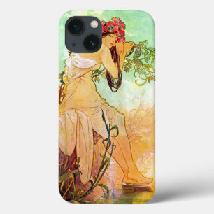 Alphonse Mucha Girl van de politie iPhone 13 Hoesje