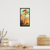 Alphonse Mucha Girl van de politie Poster (Keuken)