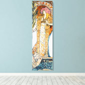 Alphonse Mucha Gismonda Canvas Poster Afdruk (Insitu (Houten vloer))