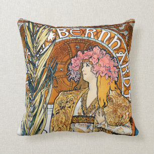 Alphonse Mucha Gismonda Pillow Kussen