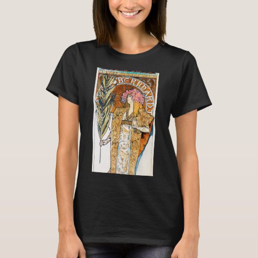 Alphonse Mucha Gismonda T-shirt (Voorkant)