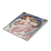 Alphonse Mucha Goddess Tegeltje (Zijkant)
