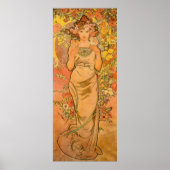 Alphonse Mucha Het Poster Roos (Voorkant)