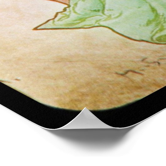 Alphonse Mucha Hiver Winter Poster (Hoek)