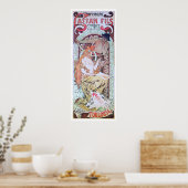 Alphonse Mucha. Imprimerie Cassan Fils, 1897 Poster (Keuken)