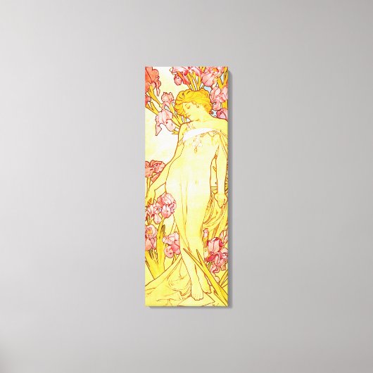 Alphonse Mucha Iris Canvas Poster (Voorkant)