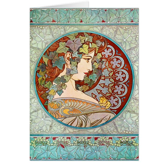 Alphonse Mucha Ivy (Devant)