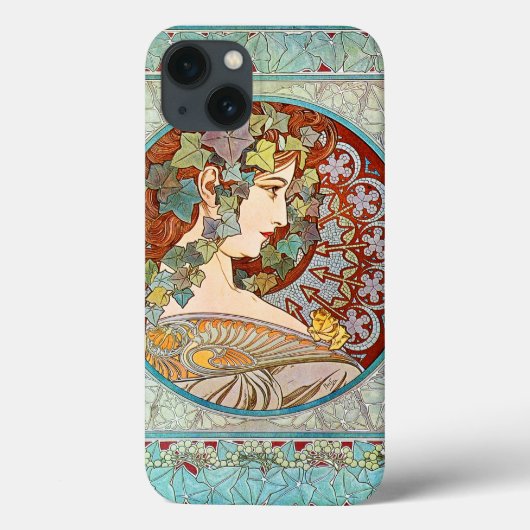 Alphonse Mucha Ivy Case-Mate iPhone Case (Achterkant)