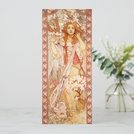 Alphonse Mucha Joan of Arc Kaart (Staand voorkant)
