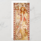 Alphonse Mucha Joan of Arc Kaart (Voorkant / Achterkant)