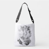 Alphonse Mucha JOB ISOGS Crossbody Tas (Voorkant)