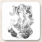 Alphonse Mucha JOB ISOGS Drankjes Onderzetter (Voorkant)