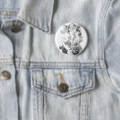 Alphonse Mucha JOB ISOGS Ronde Button 5,7 Cm (In situ)