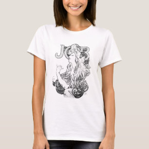 Alphonse Mucha JOB ISOGS T-shirt