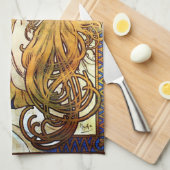 Alphonse Mucha JOB Theedoek (Quarter Fold)