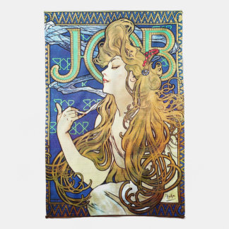 Alphonse Mucha JOB Theedoek