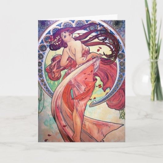 Alphonse Mucha Kaart (Voorkant)