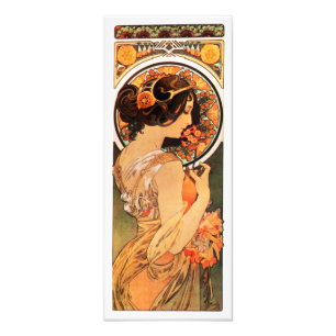Alphonse Mucha Koe Slip Foto Afdruk