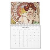 Alphonse Mucha kunstwerkkalender Kalender (Mar 2026)