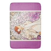 Alphonse Mucha La Dame 1896 Art  Badmat (Voorkant Verticaal)