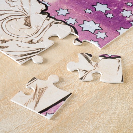 Alphonse Mucha La Dame 1896 Art Legpuzzel (Zijkant)