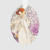 Alphonse Mucha La Dame 1896 Art Nouveau Vintage (dos)