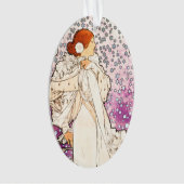 Alphonse Mucha La Dame 1896 Art Nouveau Vintage (devant)