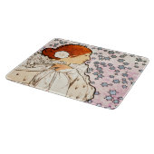 Alphonse Mucha La Dame 1896 Art  Snijplank (Hoek)