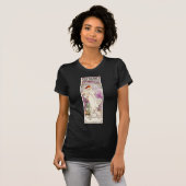 Alphonse Mucha La Dame 1896 Art  T-shirt (Voorkant volledig)