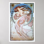 Alphonse Mucha. La Danse/Dance, 1898 Poster (Voorkant)