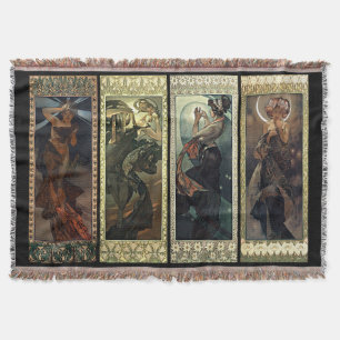 Alphonse Mucha la lune et les couvertures
