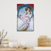 Alphonse Mucha. La Peinture/Painting, 1898 Poster (Keuken)