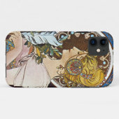 Alphonse Mucha La Plume Quill Pen iPhone 5 Hoesje (Achterkant (horizontaal))