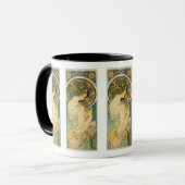 Alphonse Mucha ~ La Primevere Mug (Devant gauche)