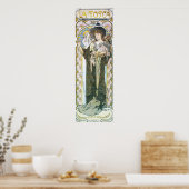 Alphonse Mucha. La Tosca, 1899 Poster (Keuken)