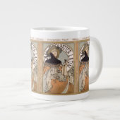 Alphonse Mucha Lady Jumbo Mug (Devant droit)