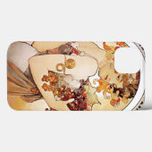 Alphonse Mucha Lady met fruit Case-Mate iPhone Case (Achterkant (horizontaal))