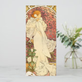 Alphonse Mucha Lady van de Camelias Kaart (Staand voorkant)