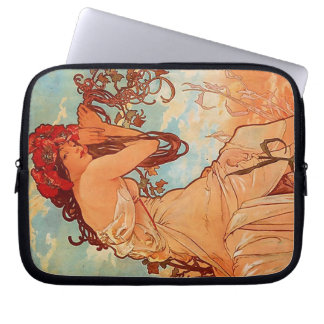 Alphonse Mucha Laptop Sleeve
