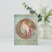 Alphonse Mucha Laurel Art Briefkaarten (Staand voorkant)